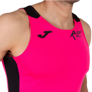 Run Wales Men's Running Vest - Pink - Sole Mate