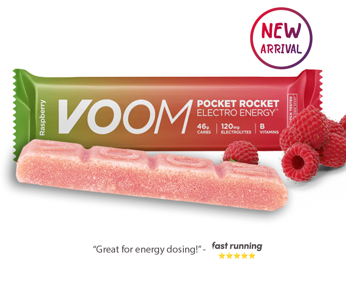 Voom Nutrition Pocket Rocket Energy Bar - For Running - Sole Mate