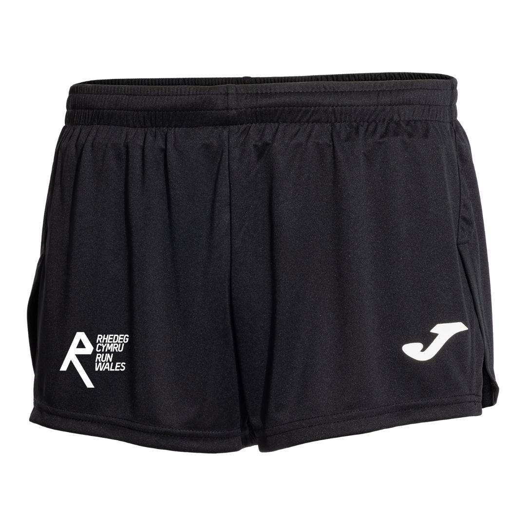 Run Wales Unisex Running Shorts - Black - Sole Mate