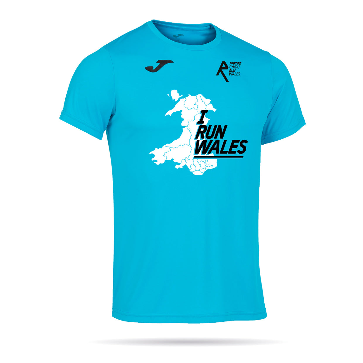Run Wales Unisex Running T-Shirt - Turquoise
