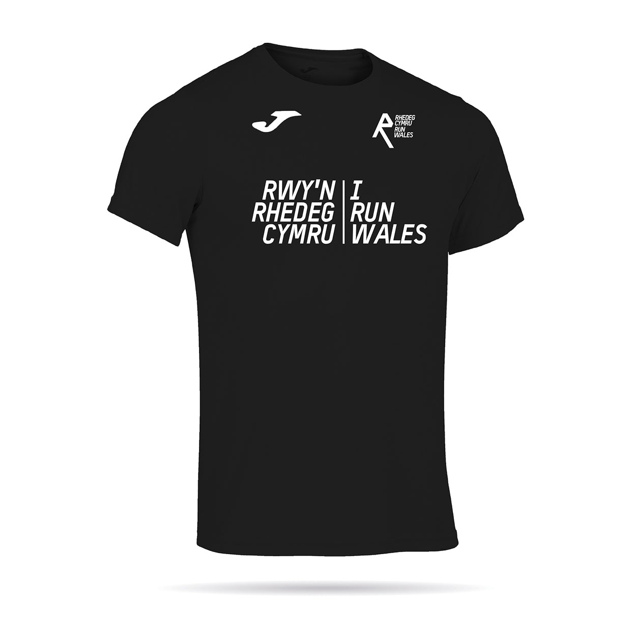 Run Wales Unisex Running T-Shirt - Black - Sole Mate