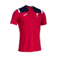 Welsh Athletics Toledo Short Sleeve T-Shirt - Red/Navy - Sole Mate