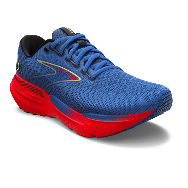 Brooks red white blue shoes online