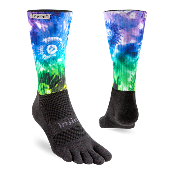 Injinji Trail Midweight Crew Running Socks - The Courtney Crew